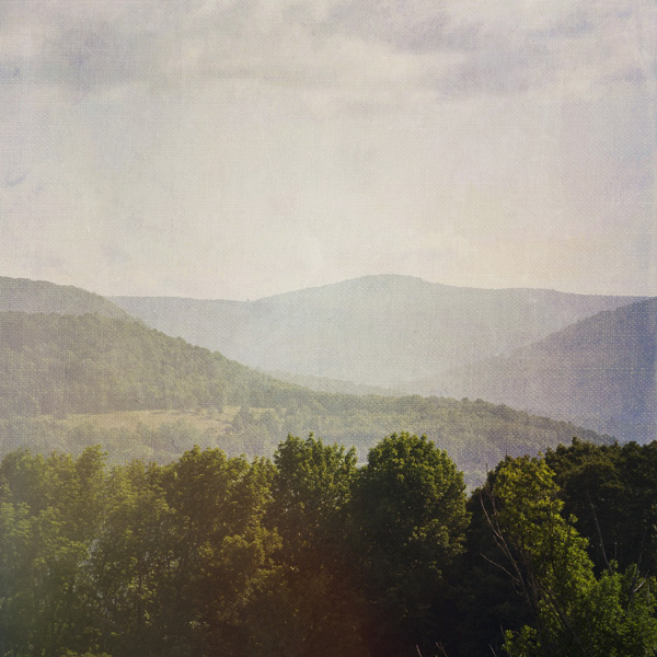 Catskill Mountain View Photo Tile