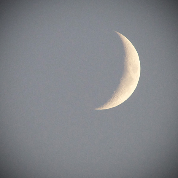 Crescent Moon Photo Tile