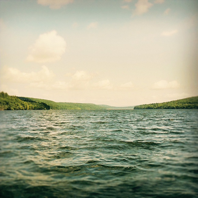 Fishing on Rondout Photo Tile