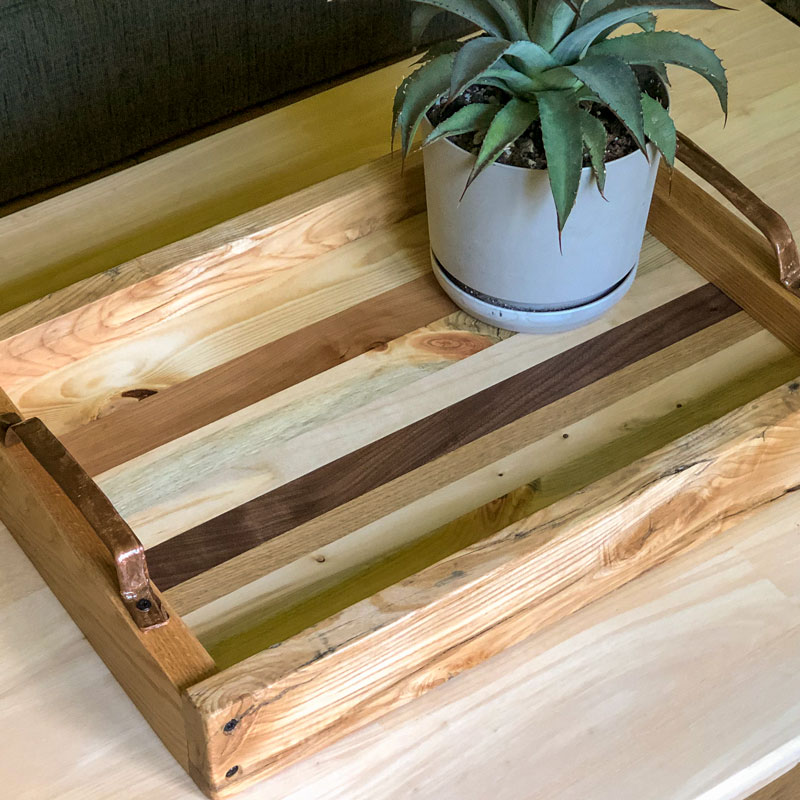 Ottoman Tray on Coffee Table