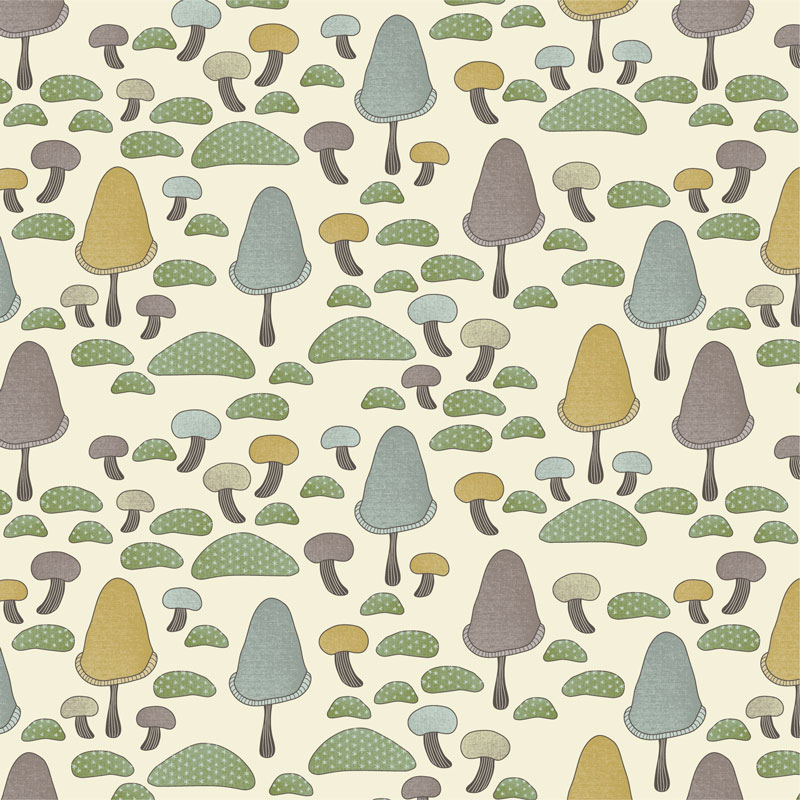 light mushrooms tile
